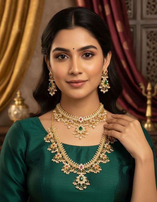 Premium Quality Trending Design Choker Jewellery Set For Women & Girls